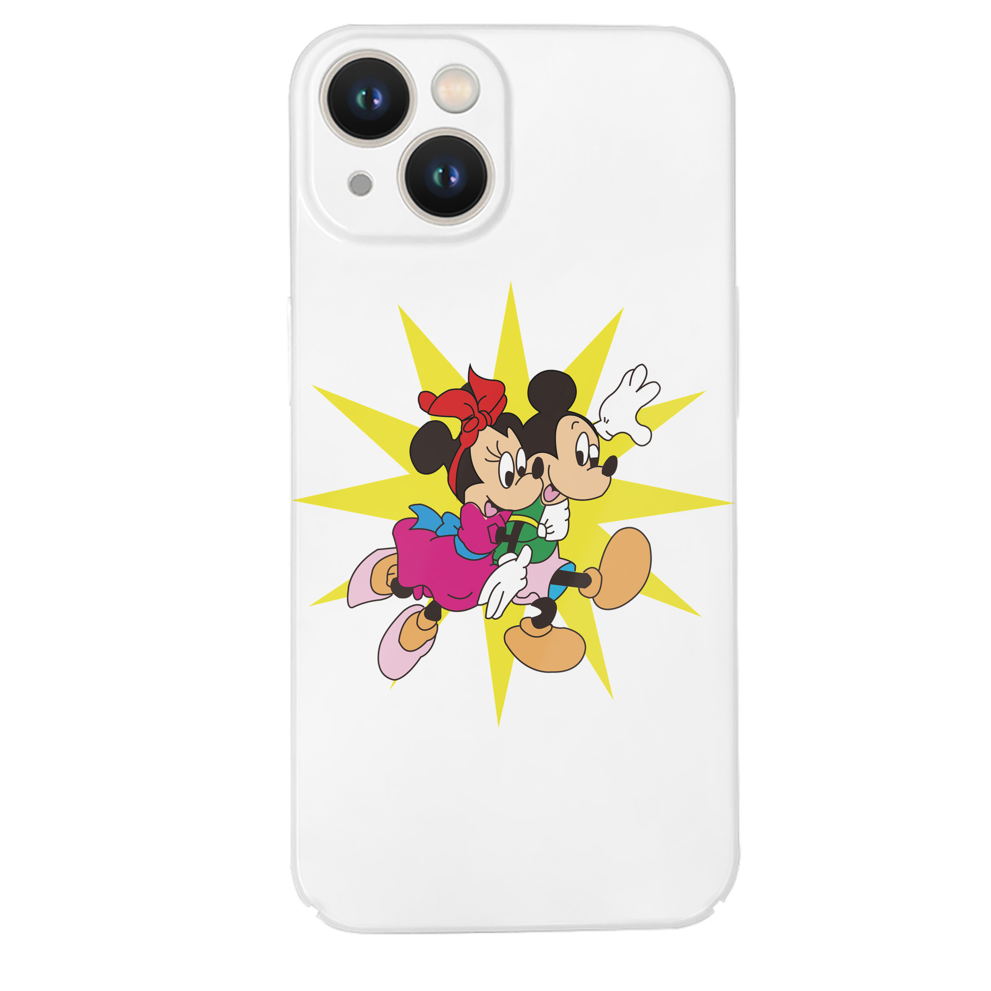 （画像用） ミッキーマウス Mickey Mouse 【iPhone 14シリーズ対応】ハードケース